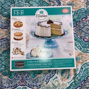 Fillable cake pan